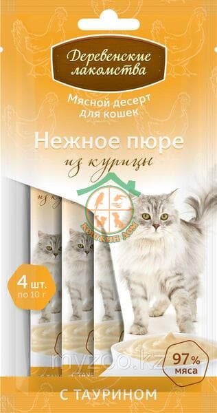 Деревенские лакомства, пюре из курицы